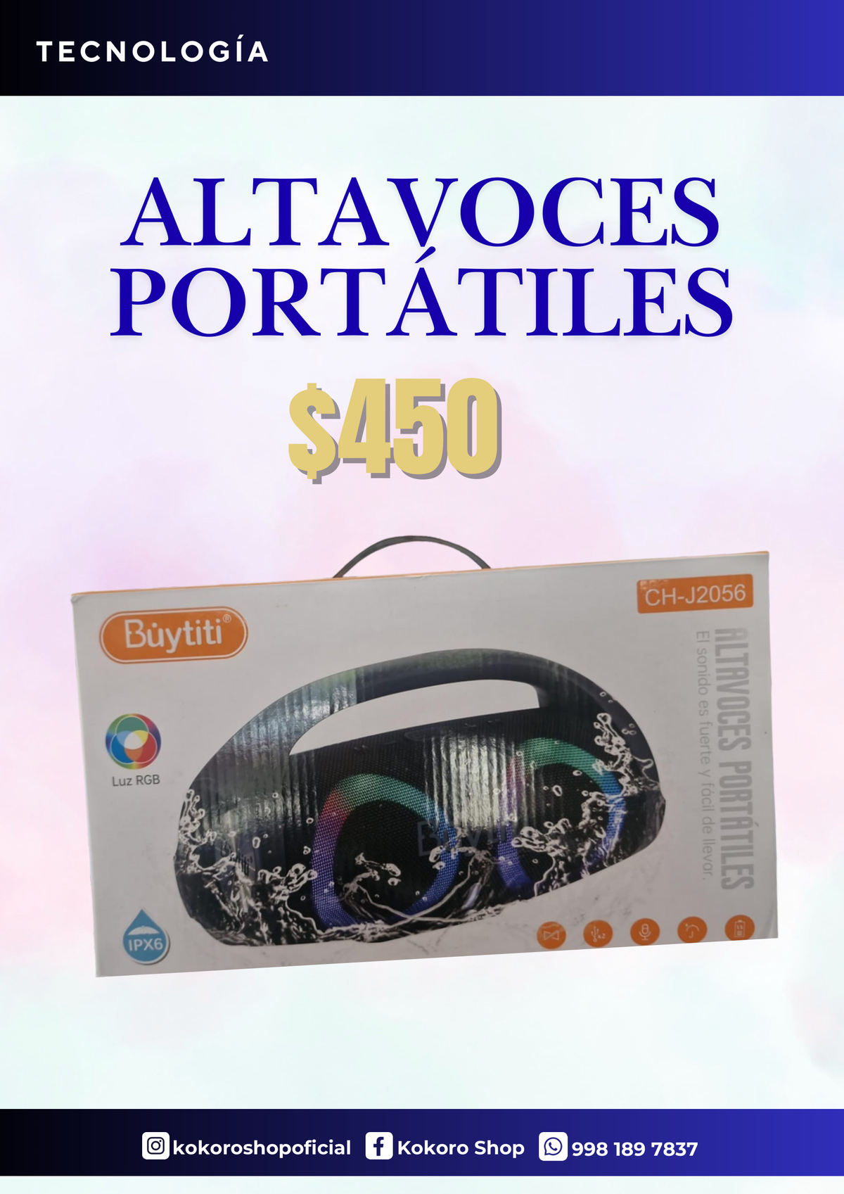 Altavoces Portátiles