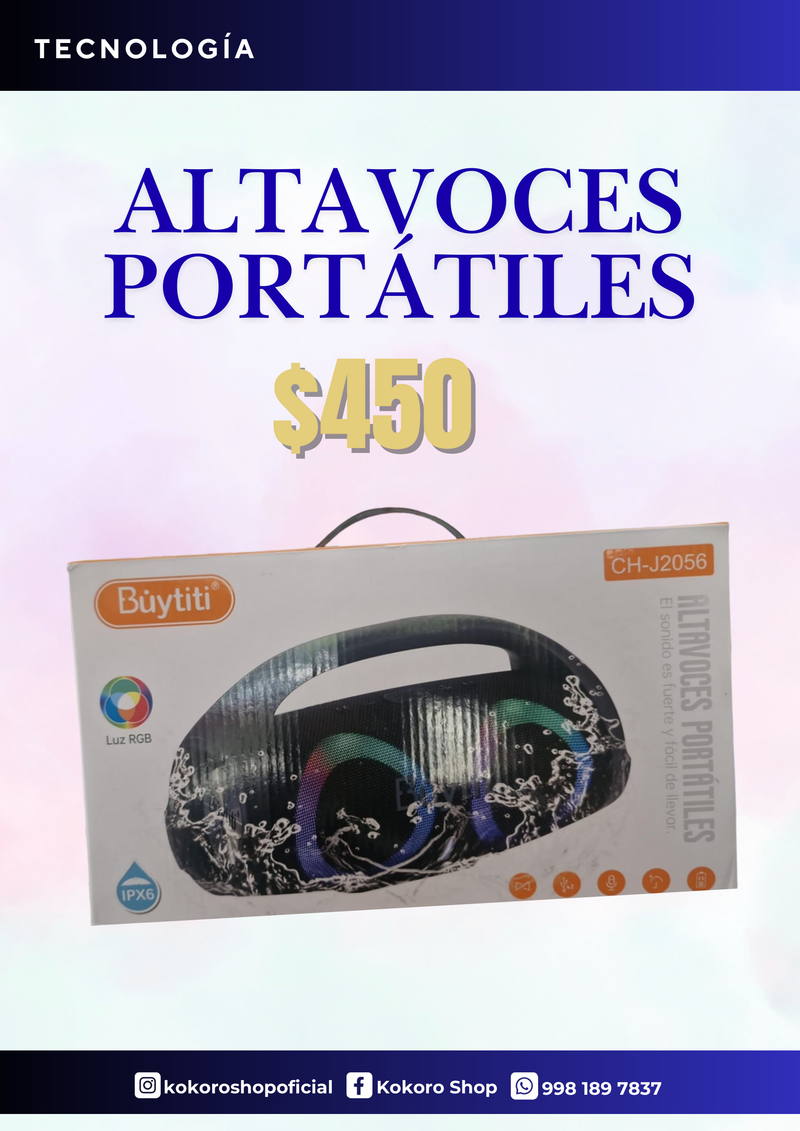 Altavoces Portátiles