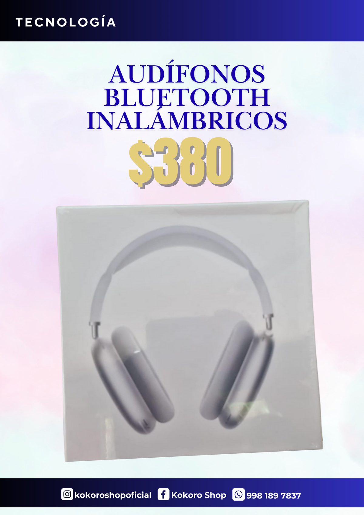 Audífonos Bluetooth Inalámbricos