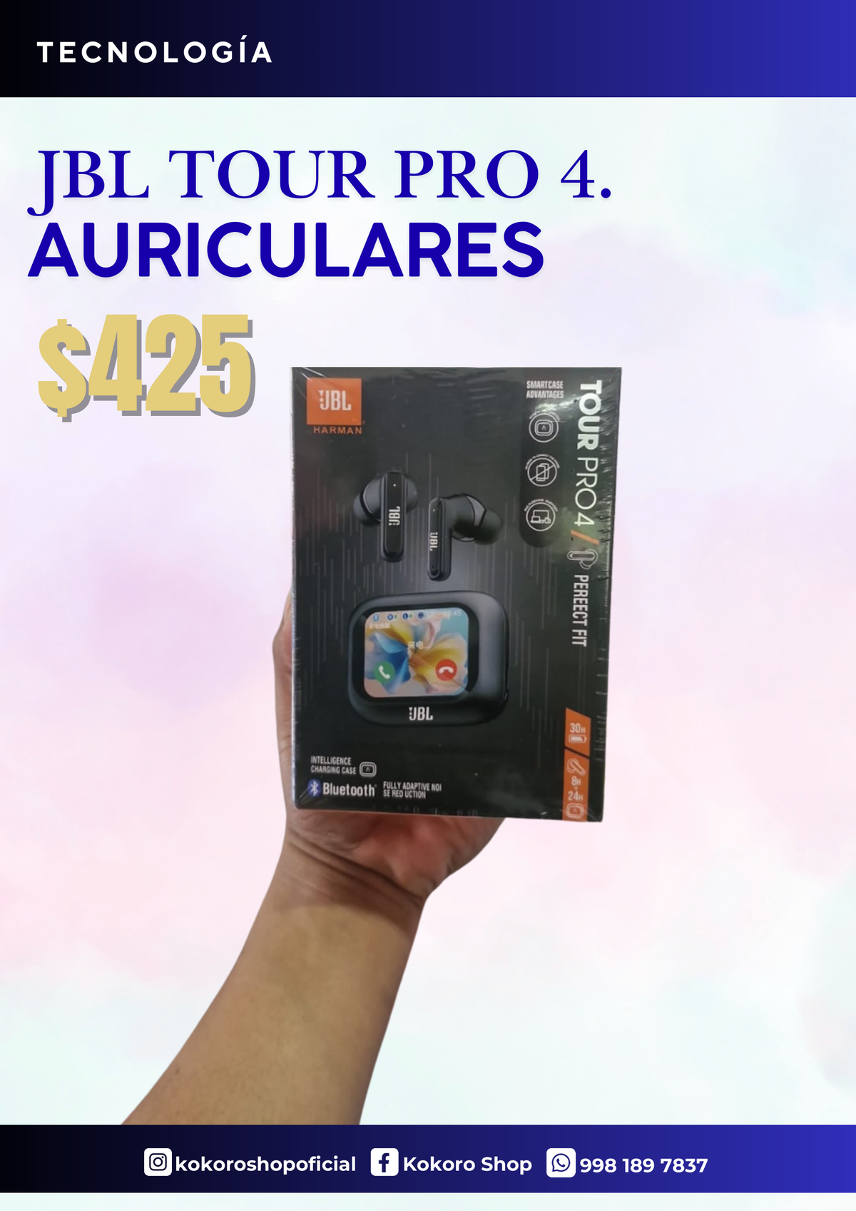 JBL TOUR PRO 4. Auriculares