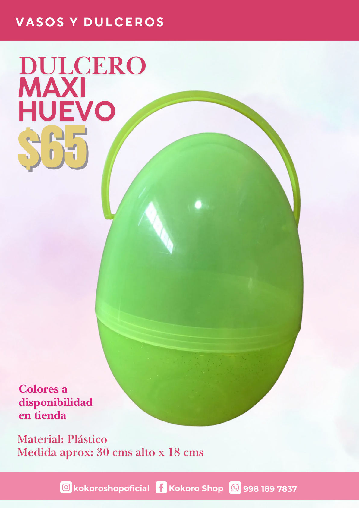 Maxi Huevo Dulcero