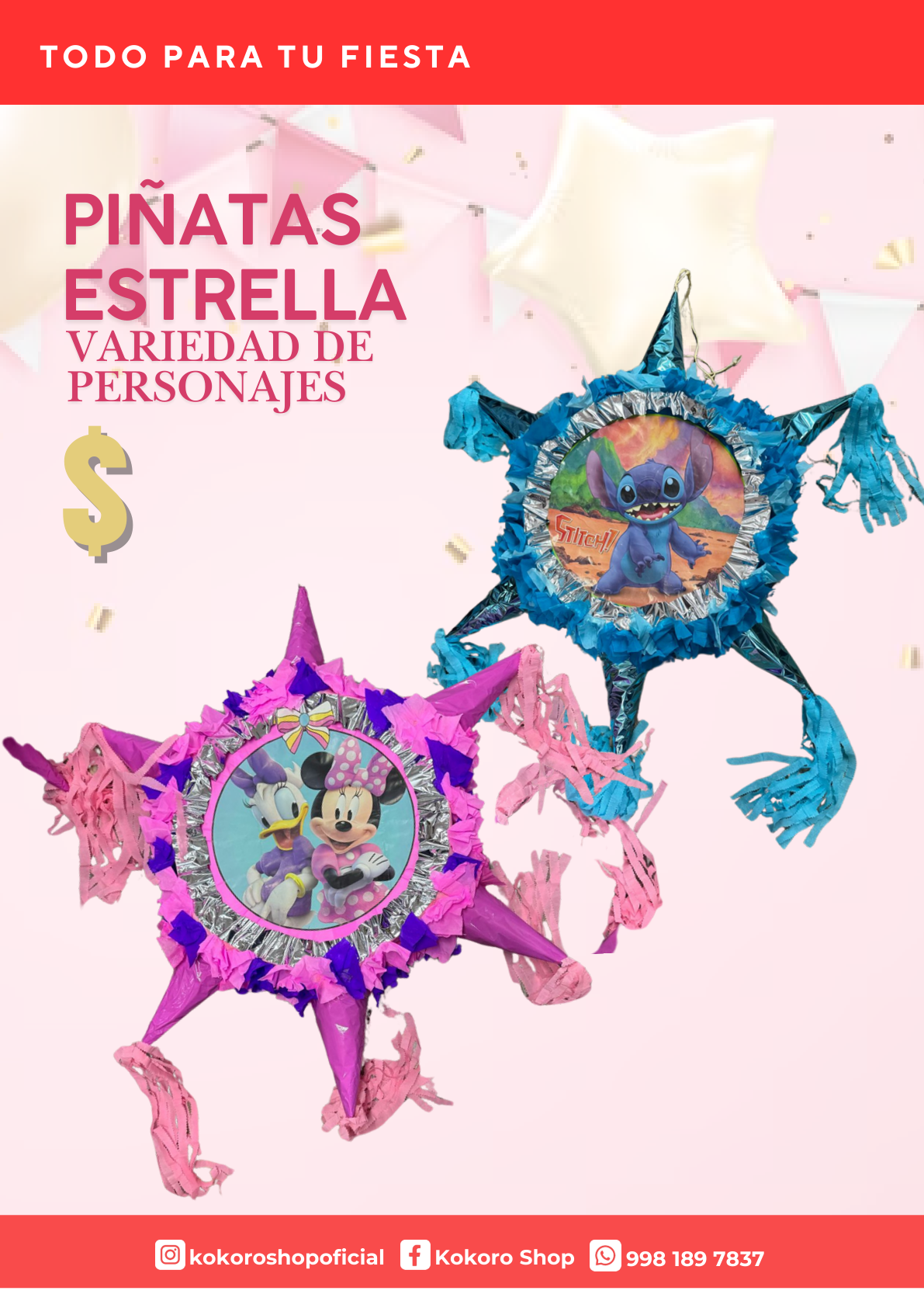 Piñatas Estrella Variedad De