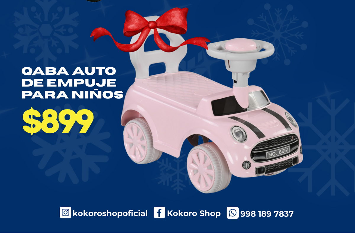 Qaba Auto De Empuje Para Niños