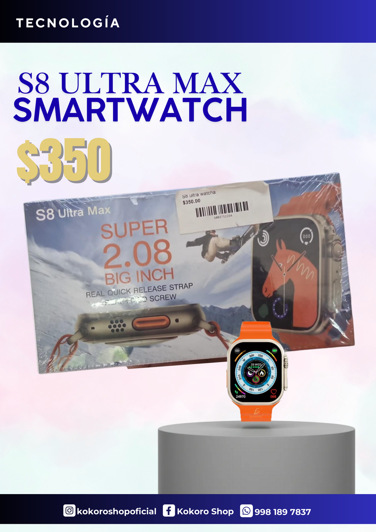 S8 Ultra MAX Smartwatch