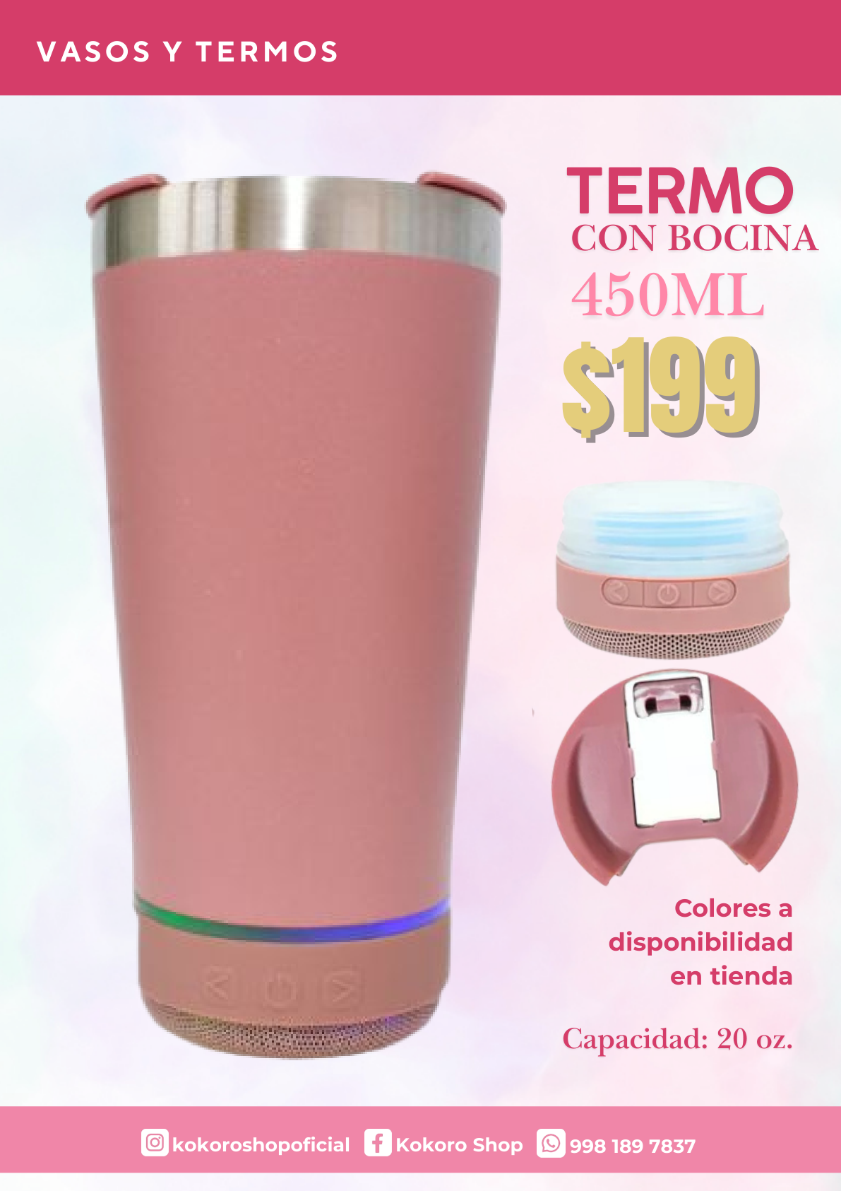 Termo Con Bocina 450Ml