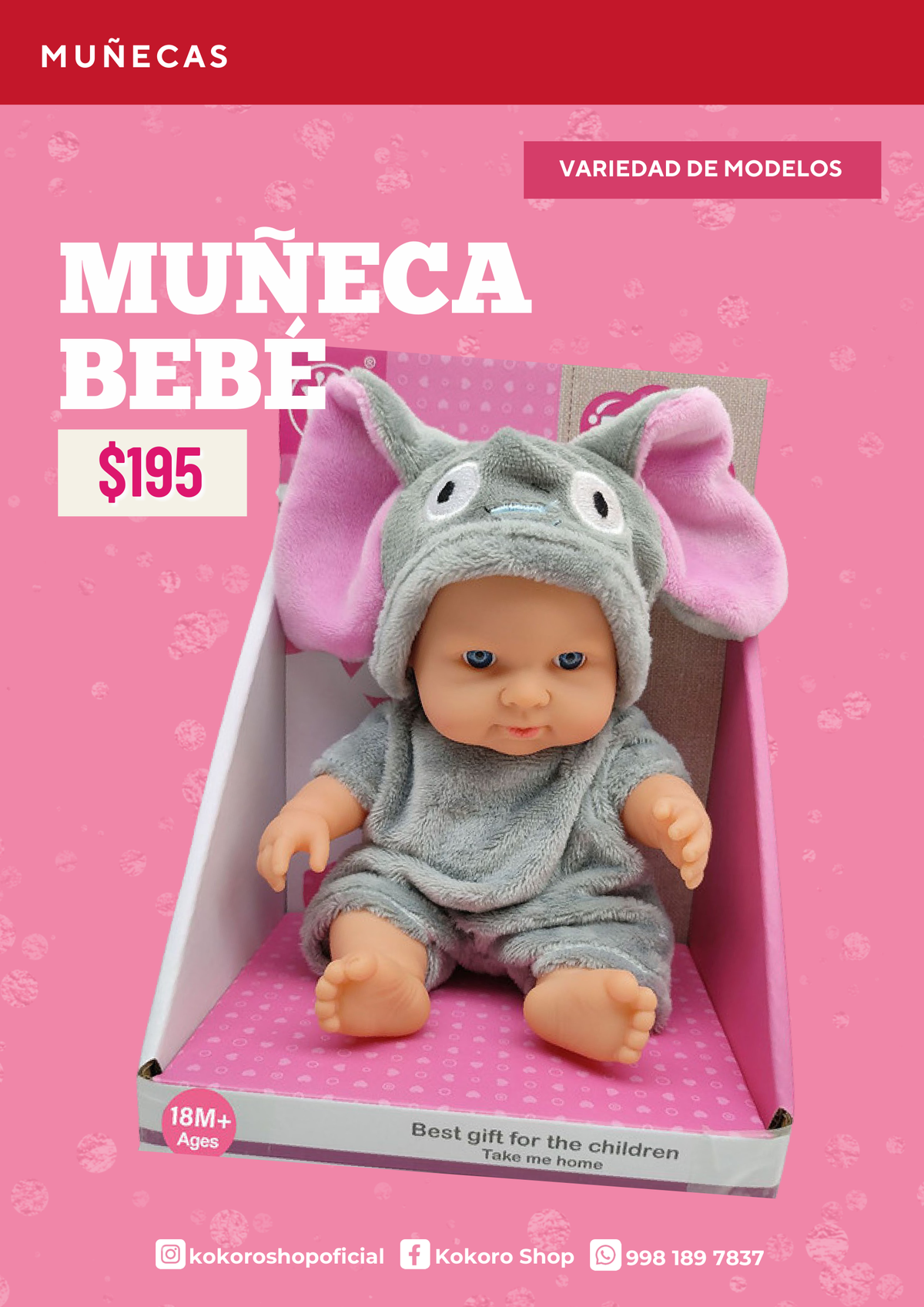 Modelo Muñeca BEBÉ