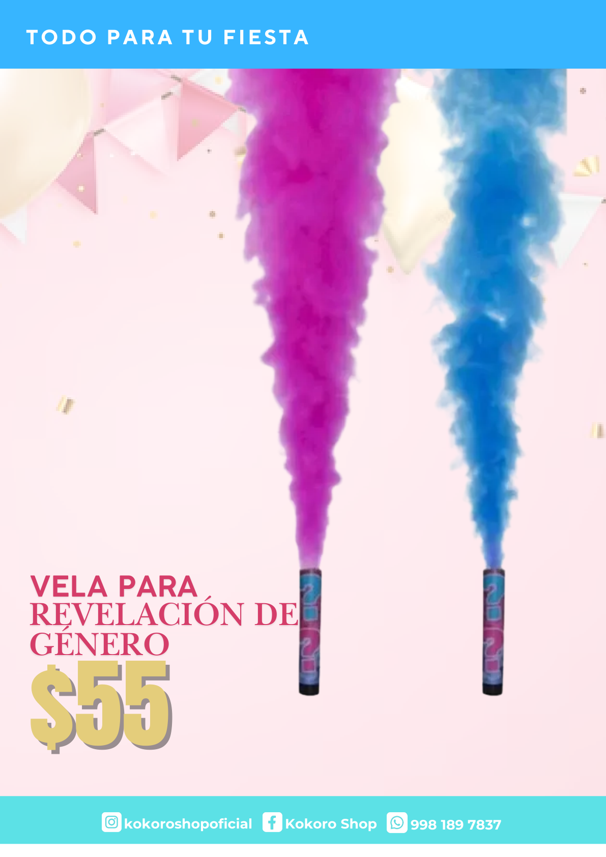 Vela Para Revelación De Género